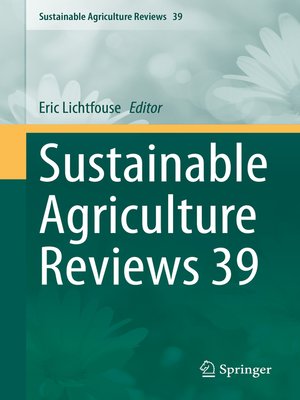 cover image of Sustainable Agriculture Reviews 39